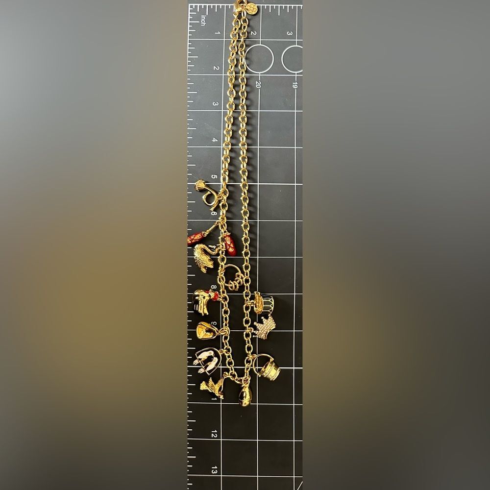 Talbots 12 Days of Christmas Charm Necklace - Picture 9 of 10